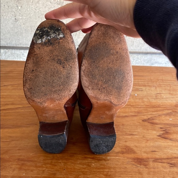 🇦🇷 La Curtiembre Leather Tall Boots with wood heel - Picture 9 of 9